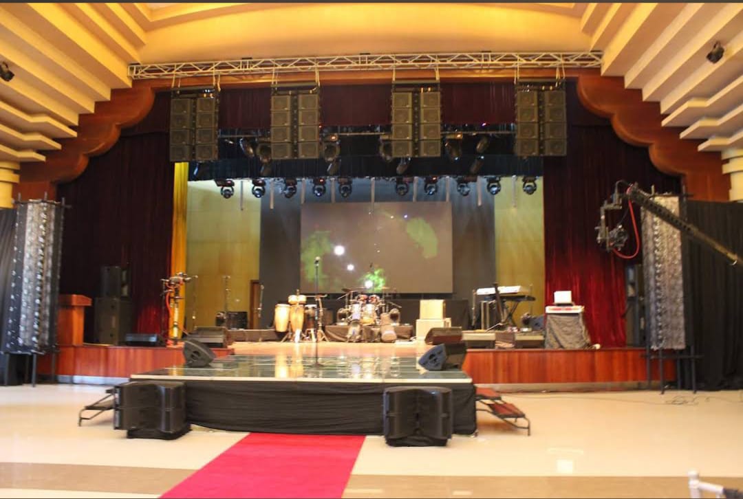Oriental Hotel ballroom with premium AV
